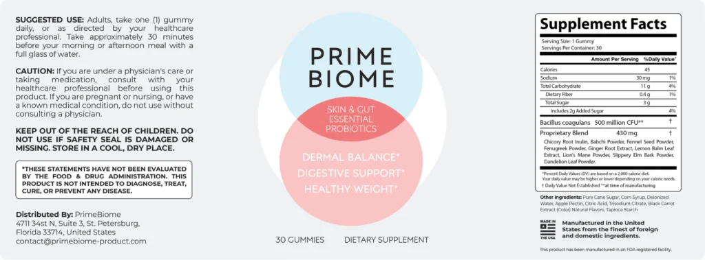 PrimeBiome-Ingredients-List
